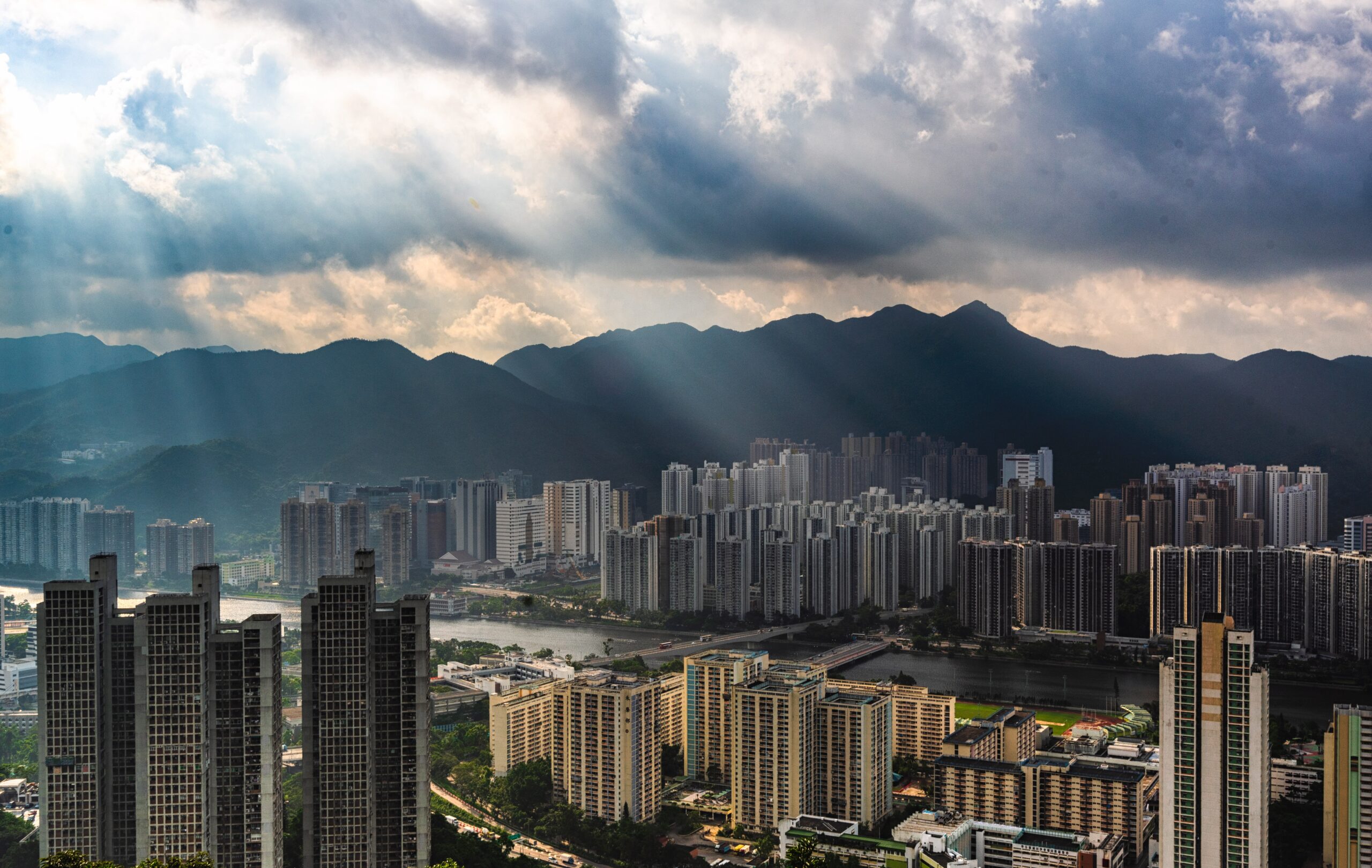 Rustic Elegance beautiful aerial apartment buildings area urban city with amazing clouds sunlight scaled.jpg